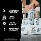 GHOST Energy Drink - 12-Pack, Original, 16oz - Energy & Focus & No Artificial Colors - 200mg of Natural Caffeine, L-Carnitine & Taurine - Gluten-Free