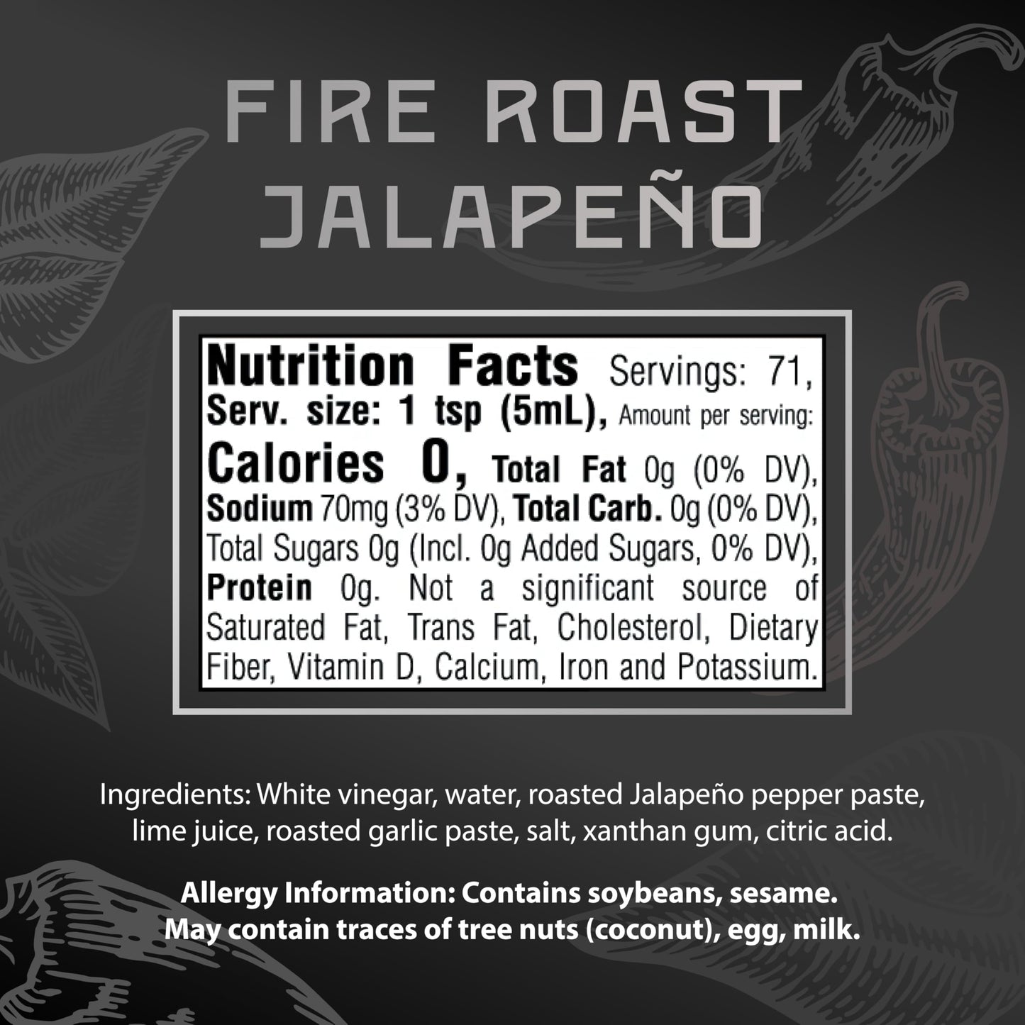 Melinda's Fire Roasted Jalapeño Hot Sauce with Aromatic Garlic - 12oz, 1 Pack - Gourmet Green Pepper Sauce Perfect for Grilled Meats & Veggies, Tacos