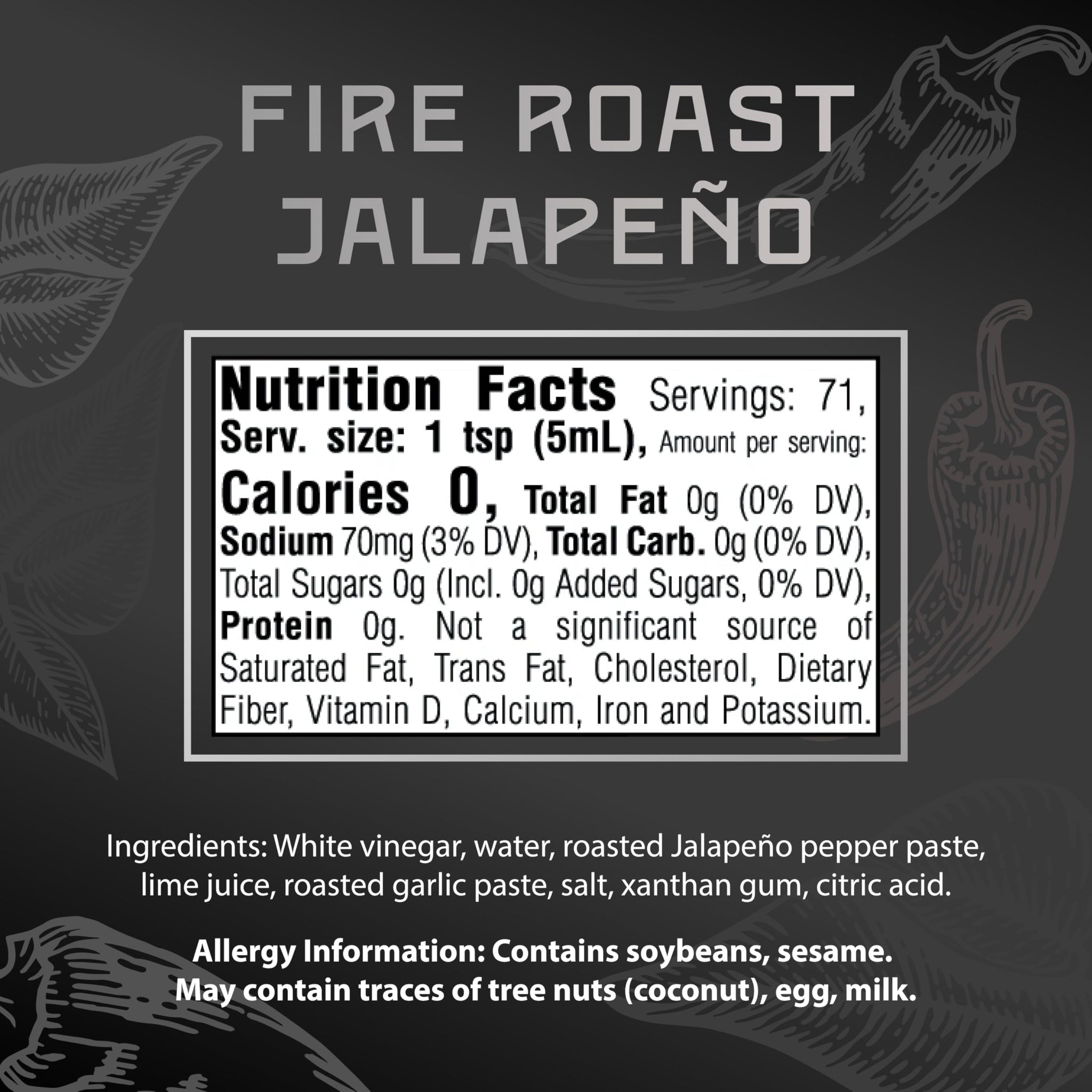 Melinda's Fire Roasted Jalapeño Hot Sauce with Aromatic Garlic - 12oz, 1 Pack - Gourmet Green Pepper Sauce Perfect for Grilled Meats & Veggies, Tacos