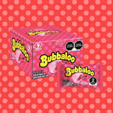 Bubbaloo Gum Variety Pack Box 47 Pieces Each (3 Boxes - Mint, Strawberry & Tutti Frutti) Liquid Center Chewing Gum Dulces Mexicanos Chicles Surtidos