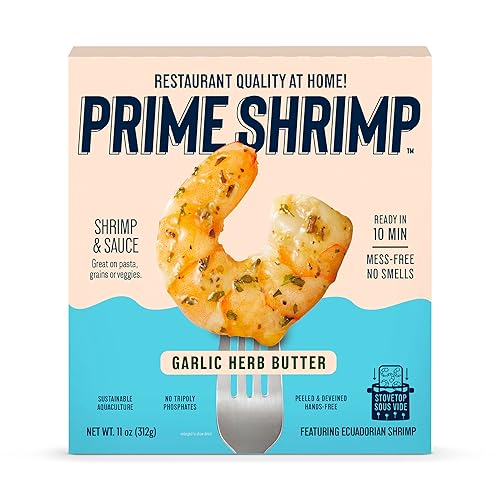 Prime Shrimp Garlic Herb Butter | All-Natural Shrimp in Sauce
