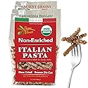 Papa Vince Organic Italian Pasta - Imported Whole Wheat Heirloom Grain from Italy: Non-Enriched, Bronze Die-Cut, High Fiber, Slow Carb, Slow-Dried