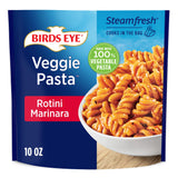 Birds Eye Veggie Pasta Rotini with Marinara Sauce, Convenient Vegetable Pasta for an Easy Frozen Side, 10 OZ Bag