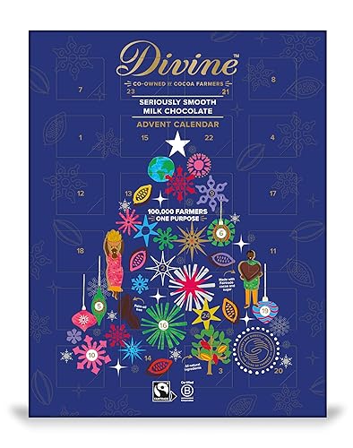 Divine Chocolate - Milk Chocolate Advent Calendar