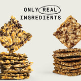 Julian Bakery Paleo & Primal Thin Crackers | Salt & Pepper & Parmesan | USDA Organic | Gluten-Free | Grain-Free | GMO Free | Low Carb | Variety 2 Pack