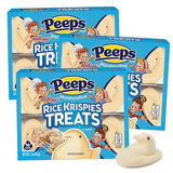 Rice Krispie Treats Peeps, Cereal Flavored Marshmallow Chicks, Easter Basket Stuffer Candy, 3 Ounces (Pack of 3)