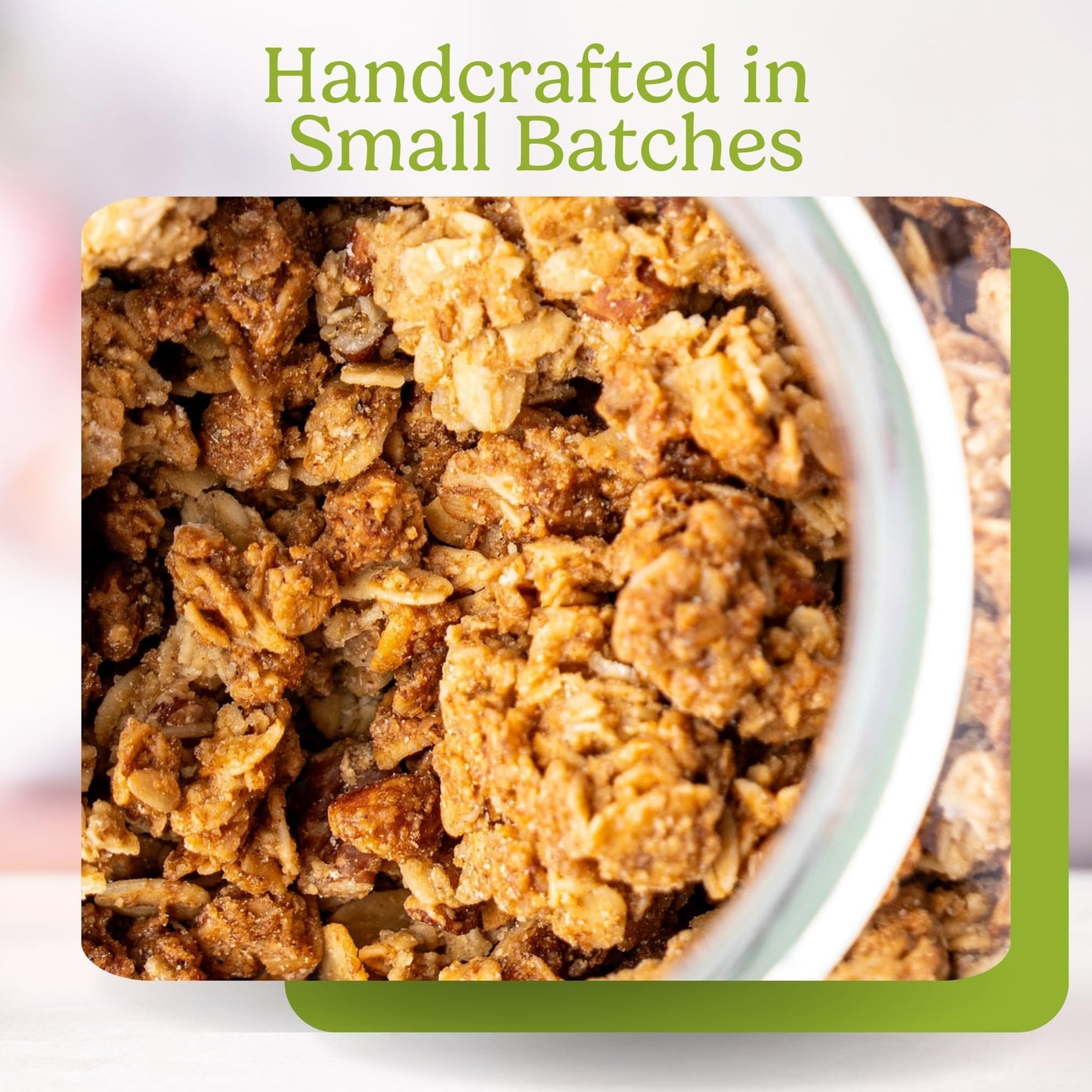 Jessica’s Pecan Almond Granola - Handmade, Non-GMO, Gluten-Free, Whole Grain, 11oz (3 Pack)