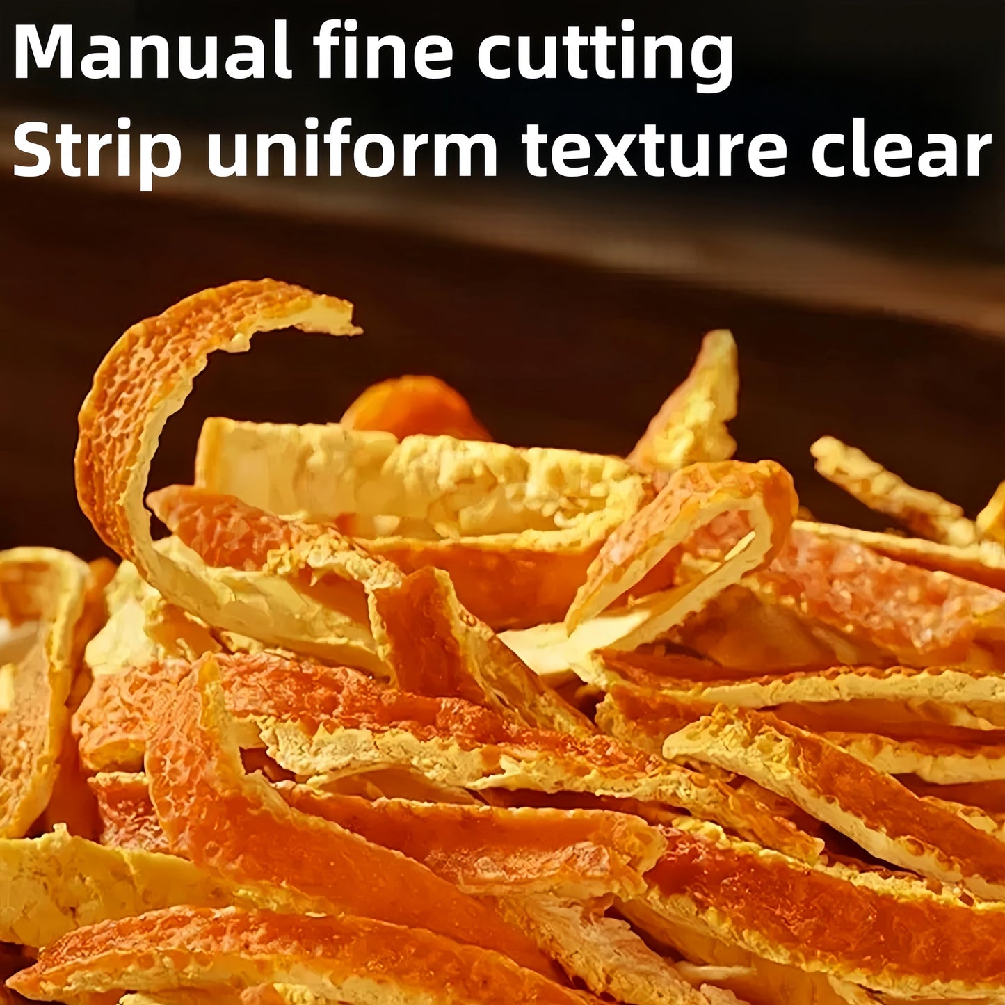 Dried Tangerine Peel Strips (Chen Pi) - Chinese Herbal for Cooking & Tea - 4.23 oz / 120g Resealable Jar - Pure Natural Orange peel Sliced for Soup