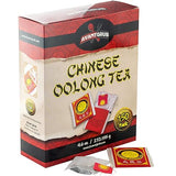 Authentic Restaurant-Grade Oolong Tea Bags, Premium Chinese Tea Sachets for Hot or Iced Caffeinated Drinks, Semi-Fermented Drink for Detox, Health