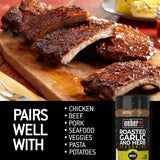 Weber Roasted Garlic & Herb Seasoning, 5.5 oz