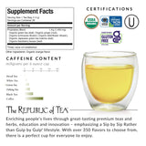 The Republic of Tea - Organic Immunity SuperGreen Green Tea, 36 Tea Bags, Wellness Support, Gluten Free