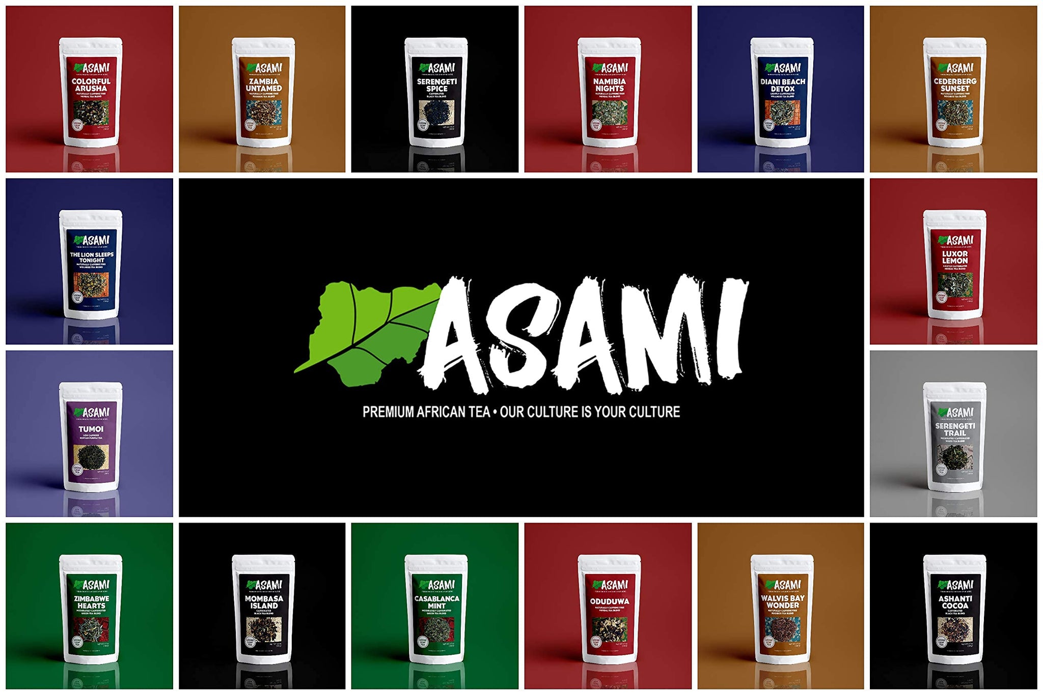Asami Rwandan Black Tea 100g | Premium Organic Loose Leaf Black Tea | High Caffeine African Breakfast Pure Leaf Teas with Rich Malty & Smooth Honey