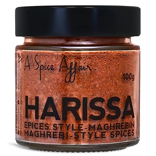 A Spice Affair’s Harissa Spice | Fiery, Aromatic & North African-Inspired Chili Blend | All-Natural, Non-GMO, Filler-Free | Perfect for Chicken