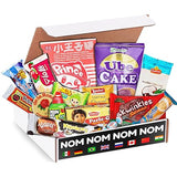 Elite World Snack Sampler Box - 30+ Foreign snacks and global candies - Huge Assortment of Asian Snacks, European Treats, Central American Candy