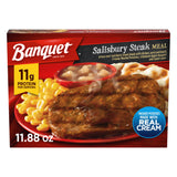 Banquet Salisbury Steak, Frozen Meal, 11.88 OZ