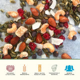Bearclaw Kitchen Mt. Rosemary Trail Mix 3-Pack - Gourmet Snack with Rosemary Cashews, Dark Chocolate, Ginger & Pumpkin Seeds - Grain-Free