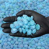 Goso Gummies Sour Blue Razz Gusher Bombs - 6oz Bag - Sour Blue Raspberry Filled Candy