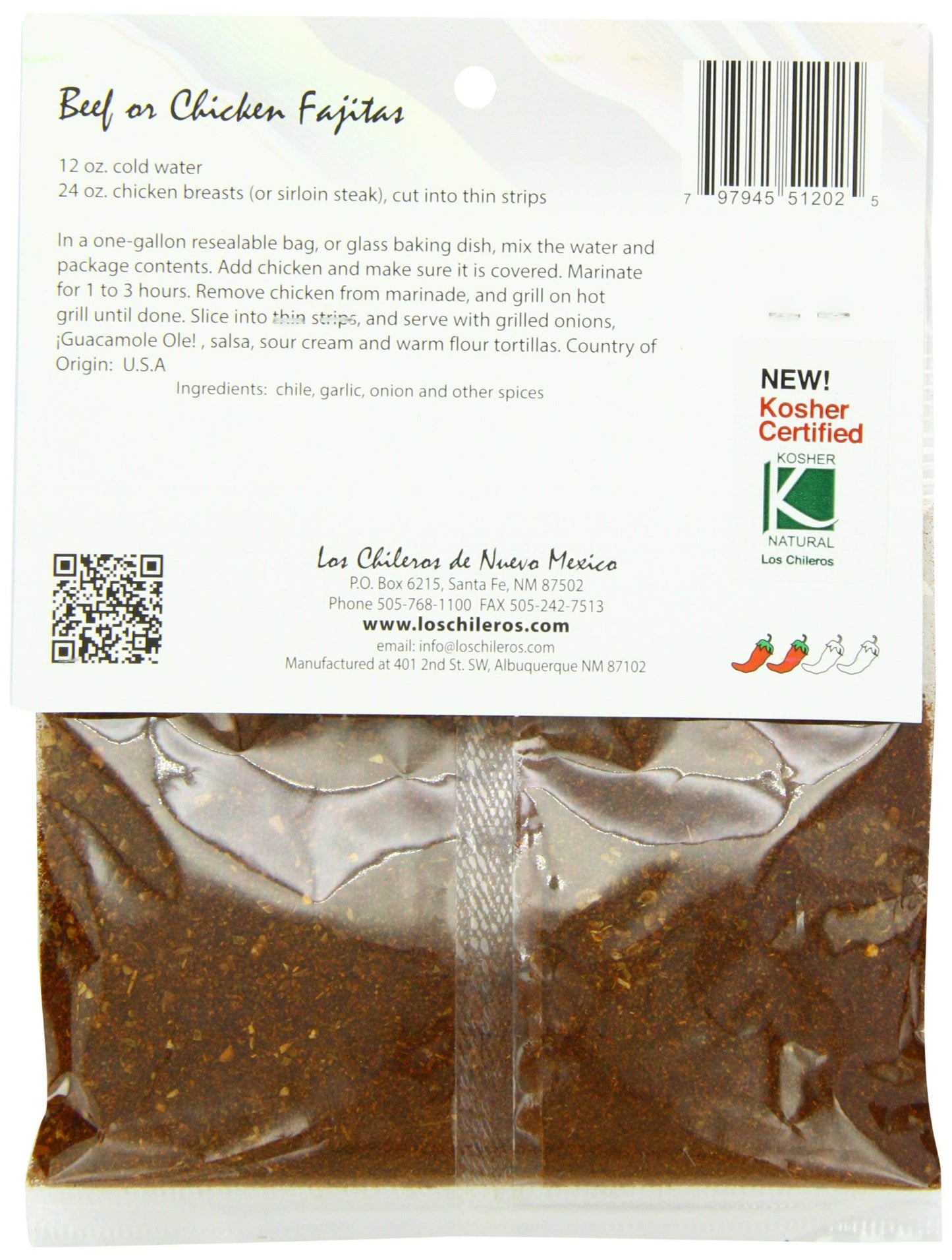 Los Chileros, Mix Fajita Marinade, 2 Ounce