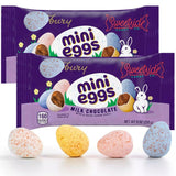 Mini Eggs Milk Chocolate, 2 Bags of Mini Eggs 9oz Each, Creamy Milk Chocolate Mini Eggs, Perfect Chocolate Eggs for Special Occasions, Premium Candy