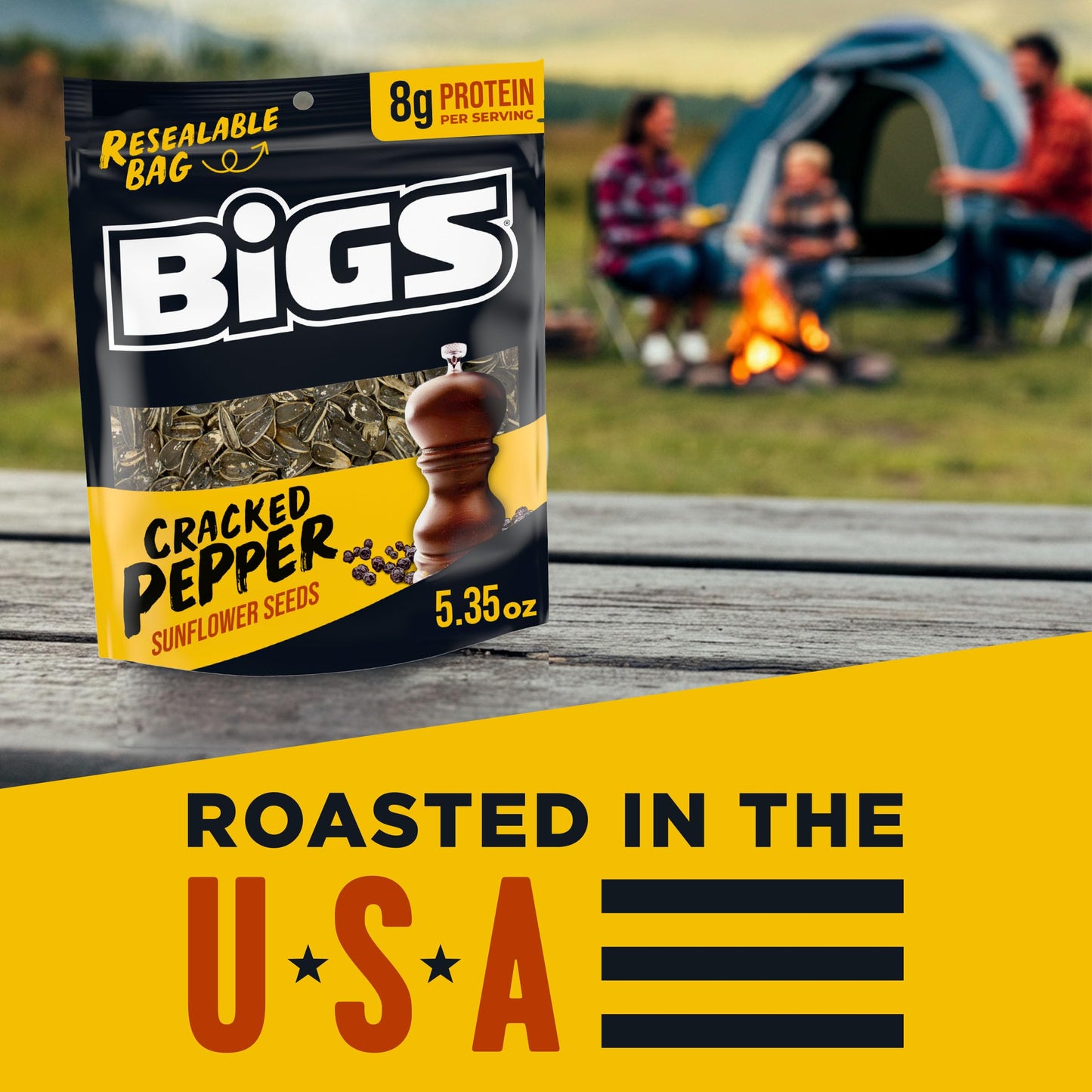 BIGS Sunflower Seeds, Cracked Pepper Flavor, 5.35 oz.