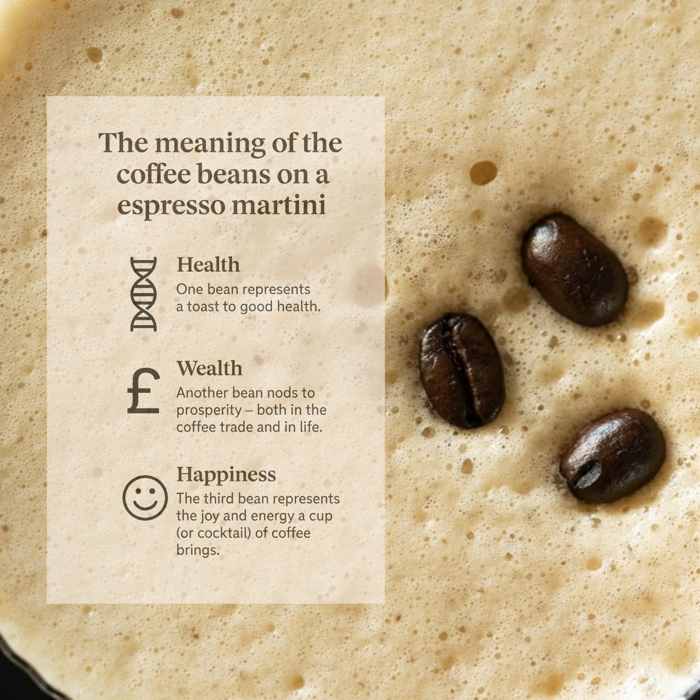 SPECIALTY ESPRESSO MARTINI COFFEE BEANS - 4OZ WHOLE BEAN GARNISH FOR COCKTAILS & MIXOLOGY, PREMIUM BARISTA-QUALITY ESPRESSO MARTINI TOPPING, COFFEE
