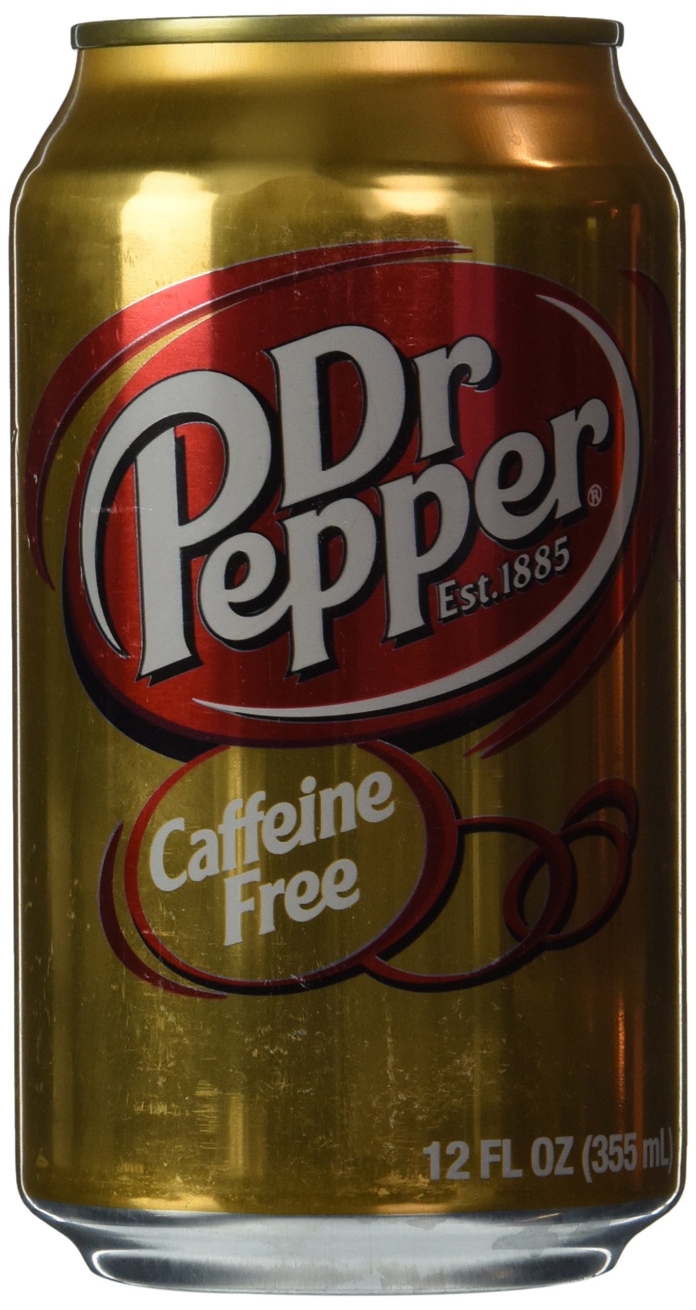 Dr. Pepper Caffeine Free 12oz Can Pack of 12