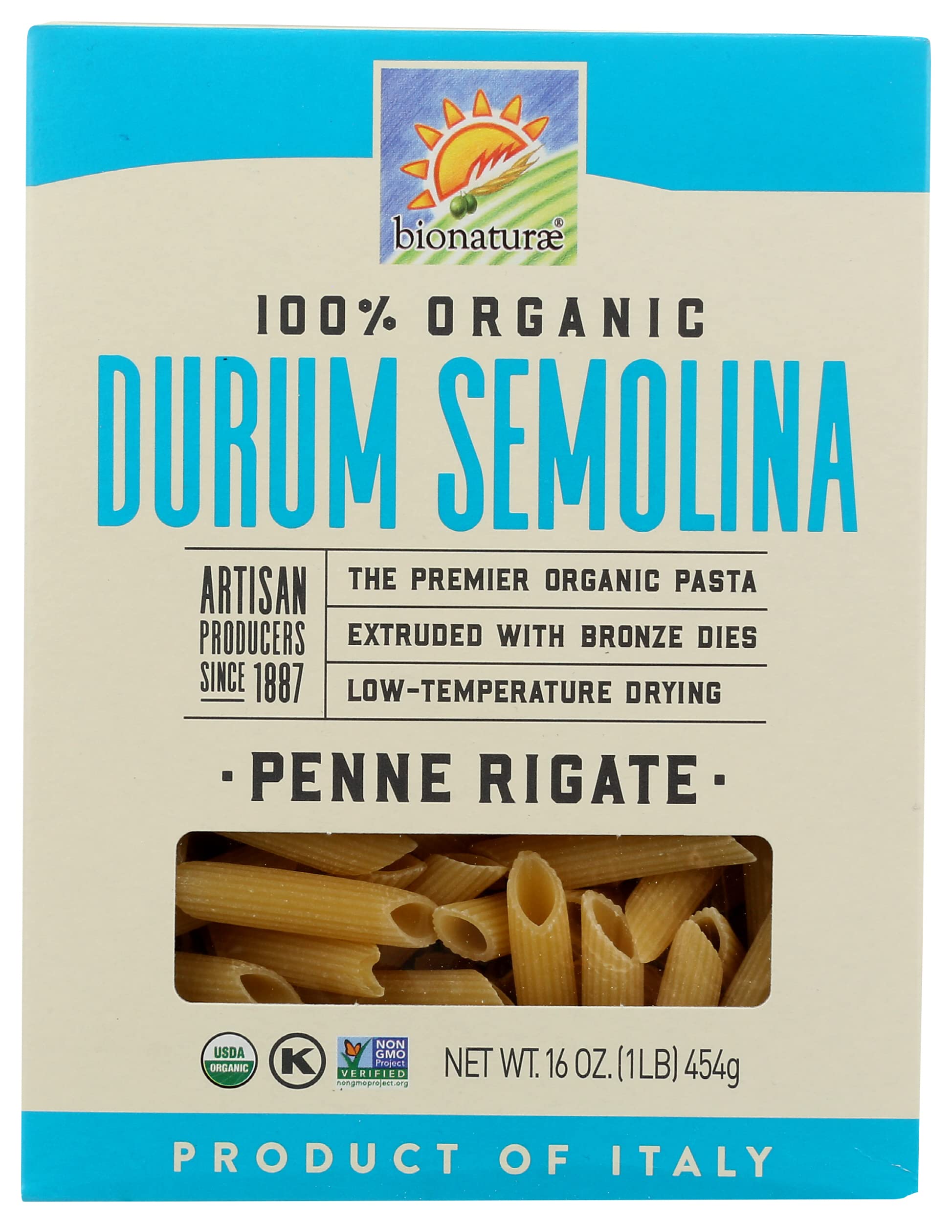 Bionaturae Organic Penne Rigate Pasta, 16 OZ