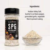 Blackstone 4229 Salt Pepper Garlic (SPG) Seasoning Cooking Chicken, Beef, Fries, Steak, Poultry, Vegetables or Sprinkling On All Foods, All Purpose