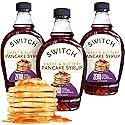 Scrummy Pancake Syrup, Sweet & Buttery Sugar Free Syrup for Pancakes, Waffles & More, Zero Sugar, Zero Net Carbs, Diabetic Friendly, Keto, Vegan