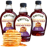 Scrummy Pancake Syrup, Sweet & Buttery Sugar Free Syrup for Pancakes, Waffles & More, Zero Sugar, Zero Net Carbs, Diabetic Friendly, Keto, Vegan