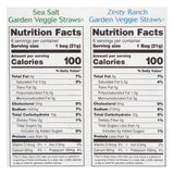 Sensible Portions Veggie Straws Multi-Pack, Sea Salt & Zesty Ranch, Kid Snacks, Veggie Snacks, 0.75 oz Bag (Pack of 12)