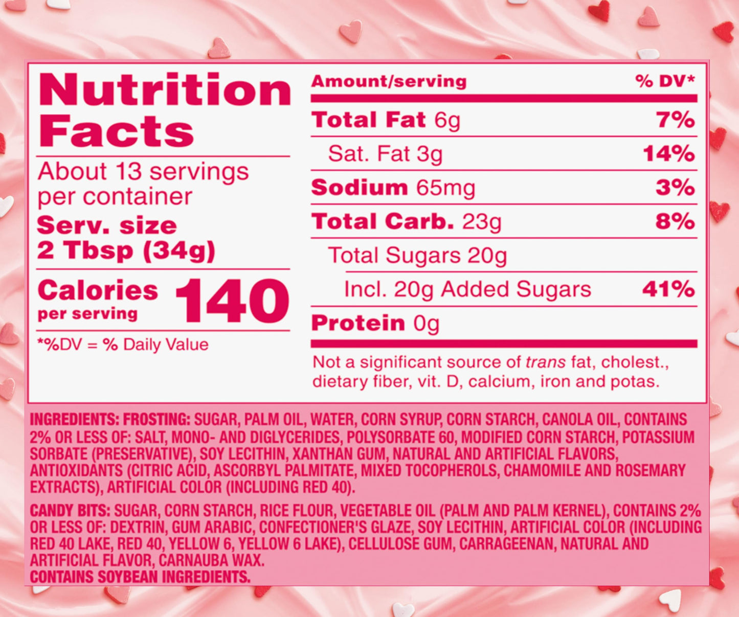 Funfetti Mother's Day Bundle, 2 of each: Cake & Cupcake Mix with Candy Bits, 15.25 oz and Pink Vanilla Frosting with Sprinkles, 15.6 oz