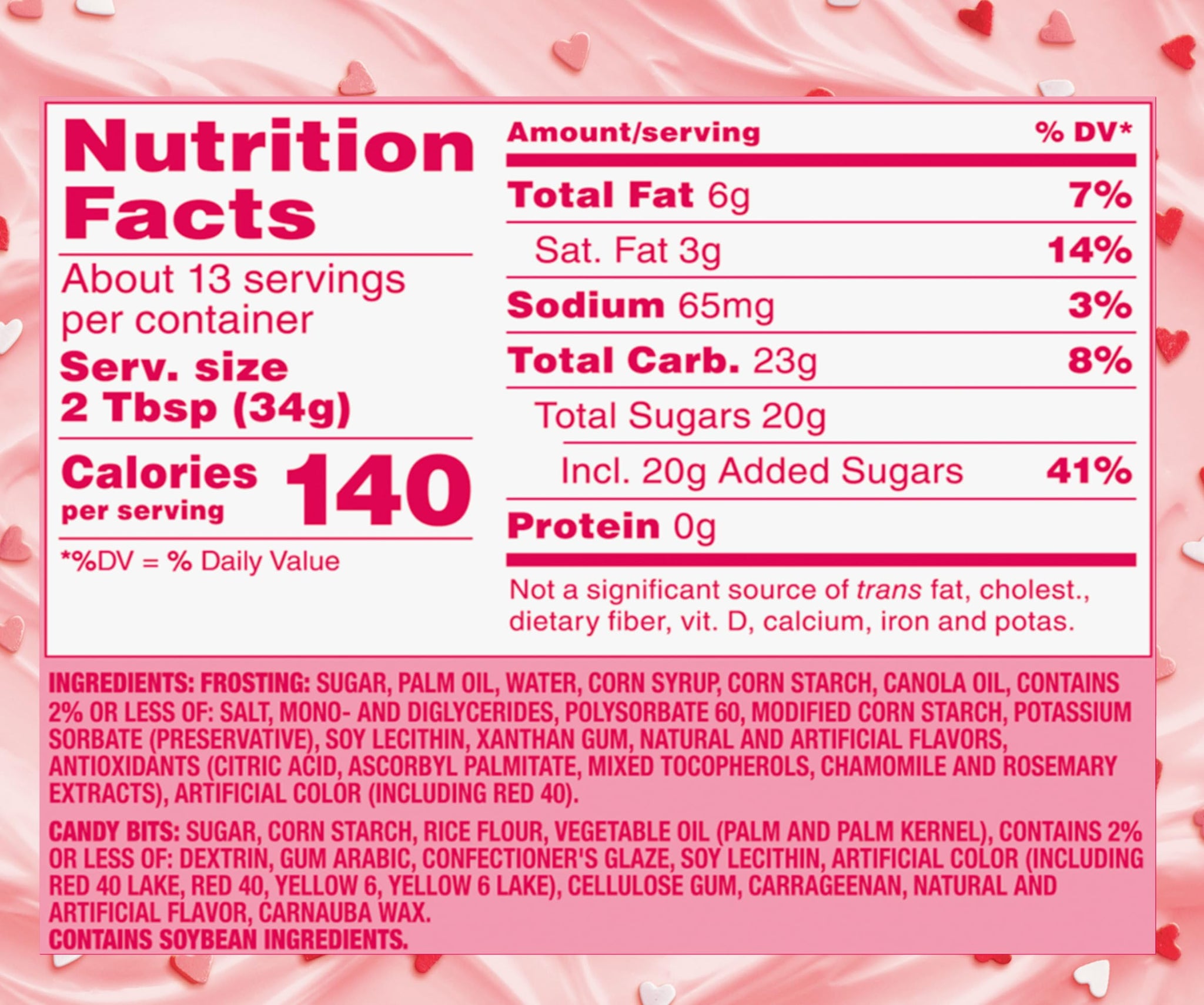 Funfetti Mother's Day Bundle, 2 of each: Cake & Cupcake Mix with Candy Bits, 15.25 oz and Pink Vanilla Frosting with Sprinkles, 15.6 oz