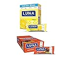 LUNA Bar - Gluten Free Snack Bars - Lemonzest 12ct + LUNA - Gluten Free Snack Bars - Nutz Over Chocolate 15ct