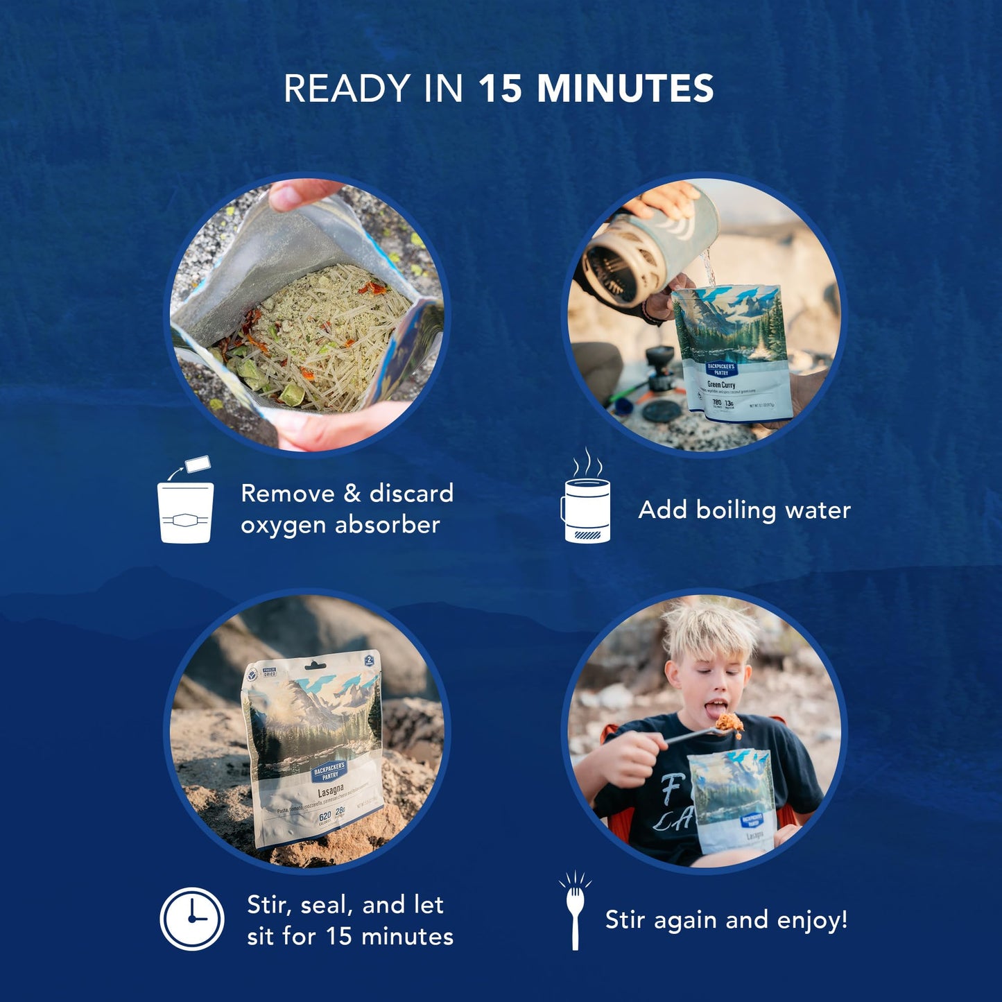 Backpacker's Pantry Three Cheese Mac & Cheese - Freeze Dried Backpacking & Camping Food - Emergency Food - 24 Grams of Protein, Vegetarian - 1 Count