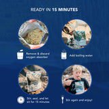 Backpacker's Pantry Three Cheese Mac & Cheese - Freeze Dried Backpacking & Camping Food - Emergency Food - 24 Grams of Protein, Vegetarian - 1 Count