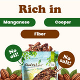 Food to Live Dry Roasted Pecan Pieces, 8 Ounces - Rich in Flavor and Crunch, Oven Roasted, No Oil Added, Unsalted, Perfect for Cooking, Baking