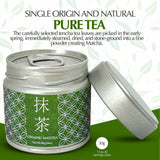 Japanese Green Tea Co. Kagoshima Matcha Powder (30 g) - Japanese Ceremonial Grade Matcha Powder - Smooth Green Tea for Easy Brewing - Subtle Sweetness