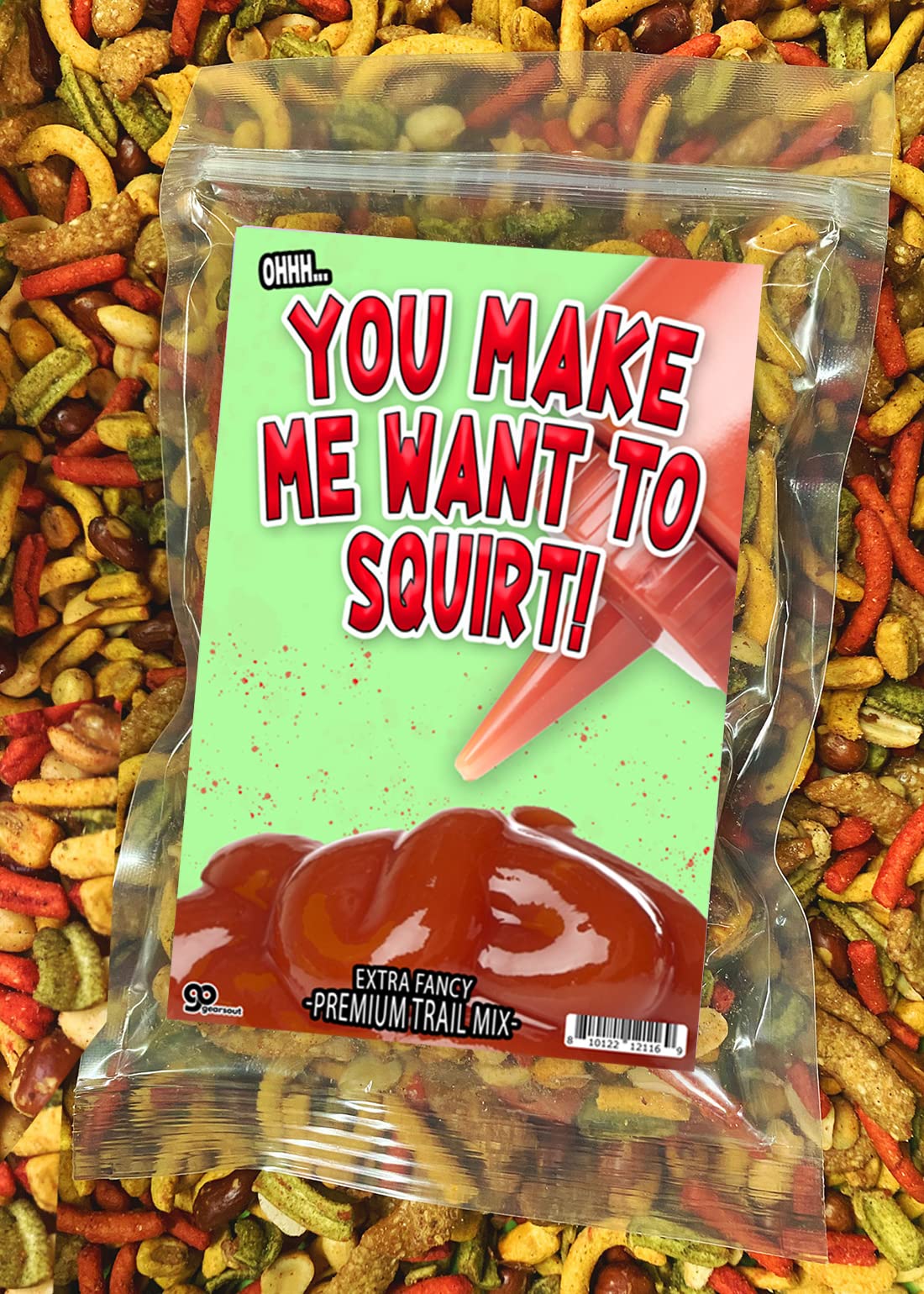 You Make Me Want to Squirt - Trail Mix - Ketchup Themed Gag Gift - Gifts for Ketchup Lovers - Present for Husband Who Love Ketchup - Funny Gag Gift