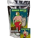 Zombie Butts Gummy Green Apple Fruit Flavored Jelly Disks Fun Unique Halloween Candy Gag Gift for Birthday Girls, Boys, Kids & Teens (5.5 Ounce)