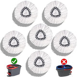 Mop Head Replacement for O-Cedar - Spin Mop Replacement Head - Microfiber Easywring Mop Heads with 1-Tank System, Machine Washable Mop Refill?Durable