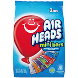 Airheads 80 Mini Bars, Chewy Fun Taffy Candy, Assorted Fruit Flavors, Non-Melting, Party 32.17oz (80 Count)
