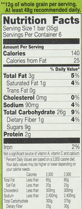 Cascadian Farm, Bar Granola Vanilla Chip Organic, 1.2 Ounce, 6 Pack