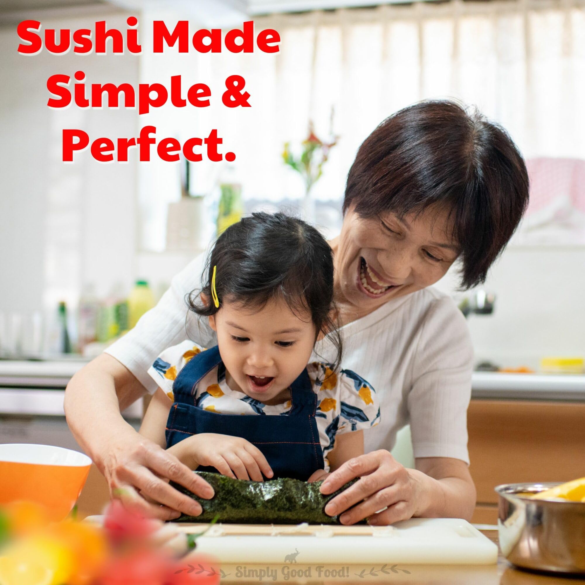 Urban Platter Sushi Nori Sheets (Roasted Seaweed Laver), 10 Sheets / 30 Grams