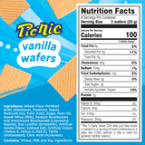 Diana Pic-Nic Sugar Wafer Cookies, Vanilla Flavor, 5.64 Oz (Pack of 8)