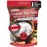 Aromasong 100% Natural & Pure Sea Salt Coarse Grain, 2.43 lb. | Ideal Coarse Salt for Grinder Refill - Packaging May Vary