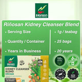 Hanan Kidney Cleanse & Joint Repair Herbal Tea - Riñosan Blend of Chanca Piedra (Stone Breaker) Rompe Piedra para los Riñones - 25 Tea Bags