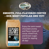 Camano Island Coffee Roasters Papua New Guinea Ground 12oz Fresh Medium Roast, USDA Organic, Fairly Traded, Shade Grown Top 1% Arabica, Delicious