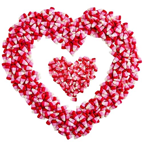 Red, White, and Pastel Pink Candy Corn - Valentine's Cupid Candy Corn Flavors (2 Pound)
