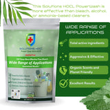 Solution HOCL Powder 10 one gram Individually Packaged Single use packets - (10 grams of total active ingredients) One Gram Packet Makes 1 Gallon (128